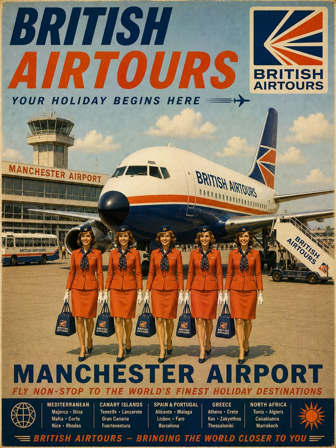 BRITISH AIR TOURS POSTER