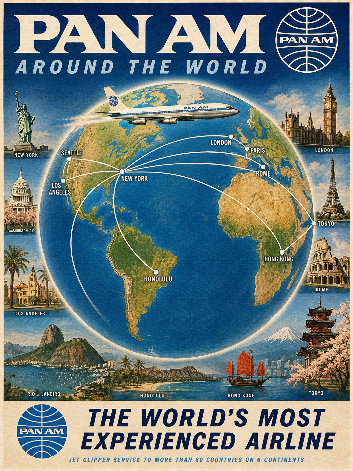 PAN AM — AROUND THE WORLD