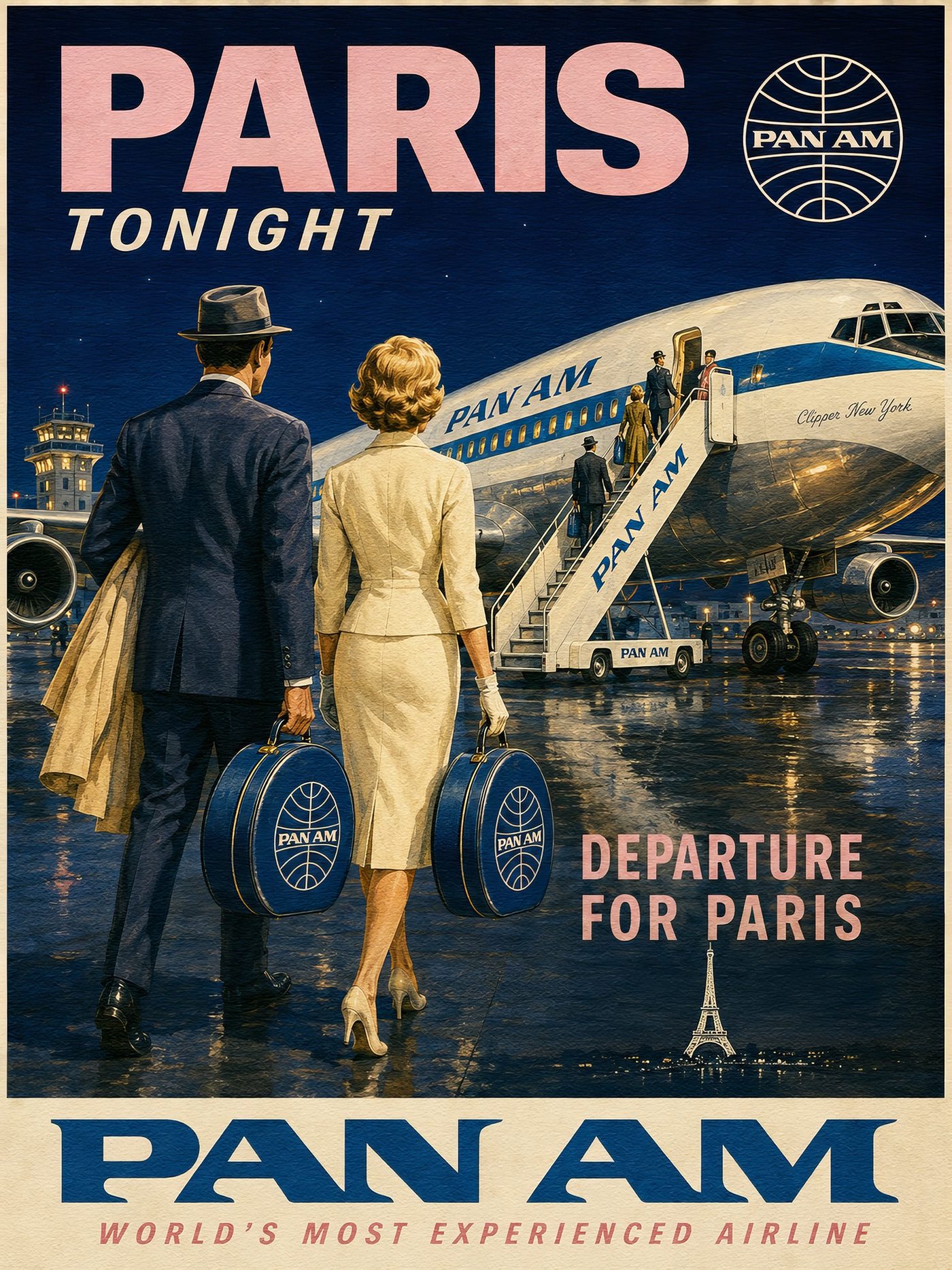 PAN AM — DEPARTURE FOR PARIS