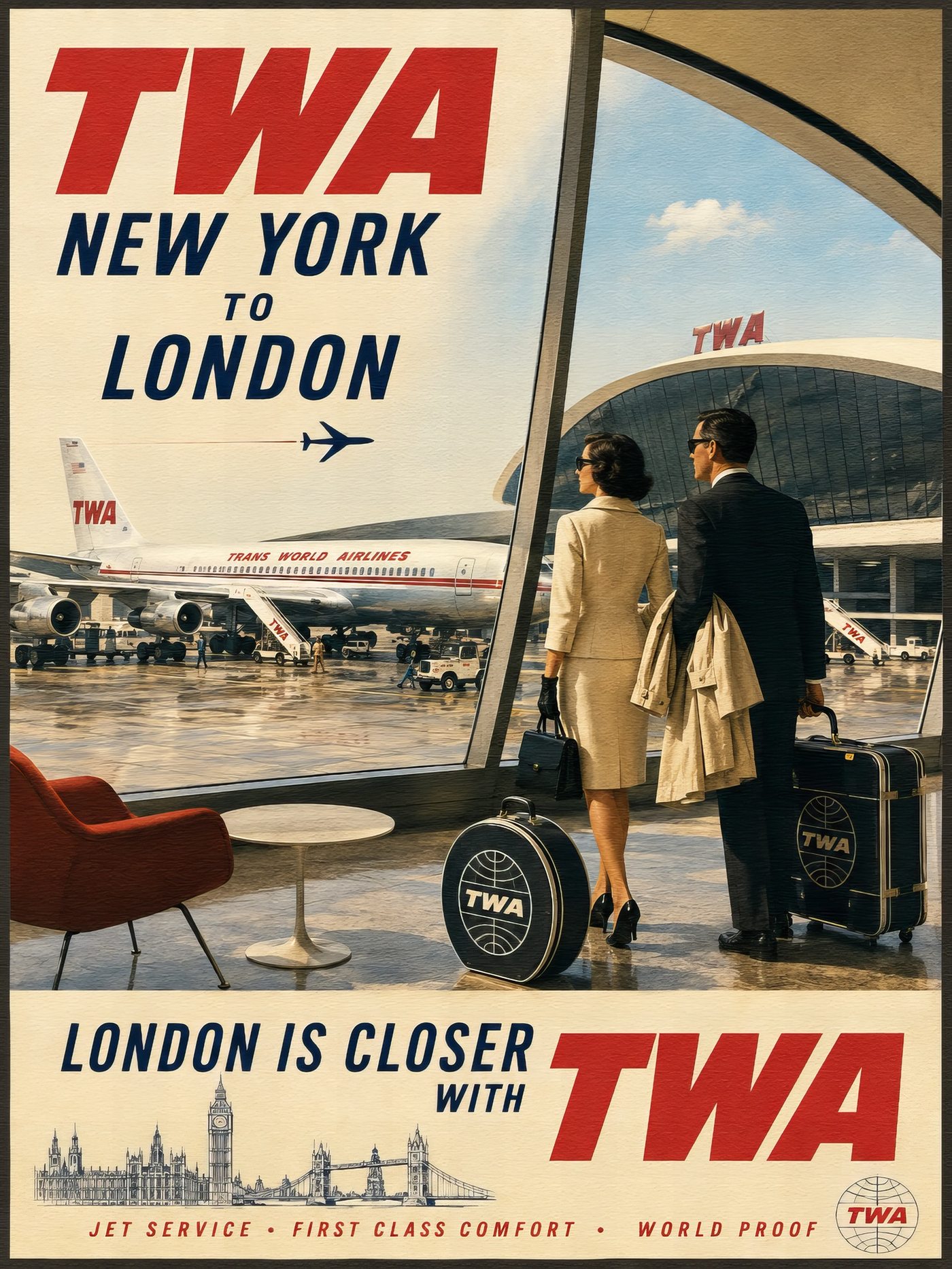 TWA — NEW YORK TO LONDON
