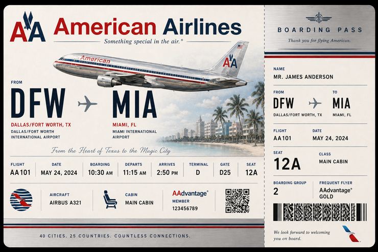 AMERICAN AIRLINES — VERSION 2