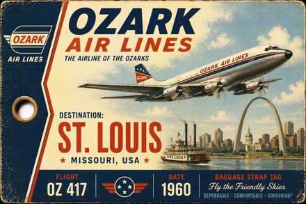 Ozark Air Lines — St. Louis