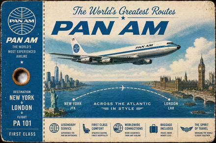 Pan Am — New York ΓåÆ London