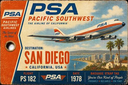 PSA (Pacific Southwest) — San Diego