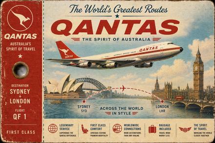 Qantas — Sydney ΓåÆ London