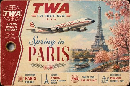 Spring in Paris TWA