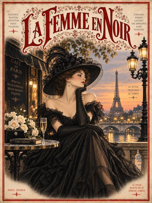 LA FEMME EN NOIR