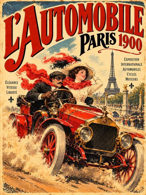 L’AUTOMOBILE — PARIS 1900