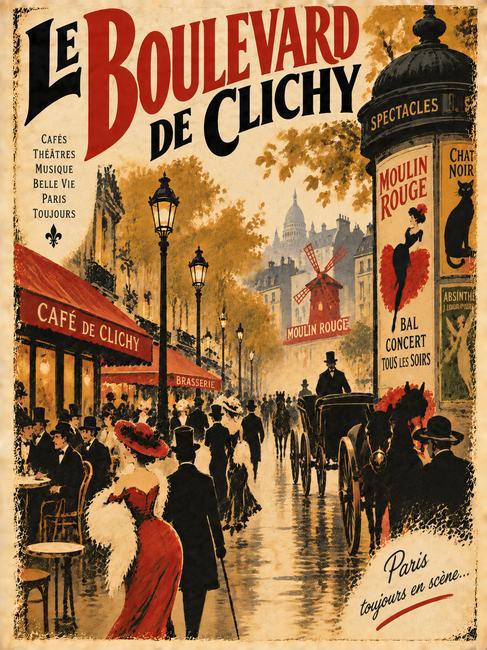 LE BOULEVARD DE CLICHY