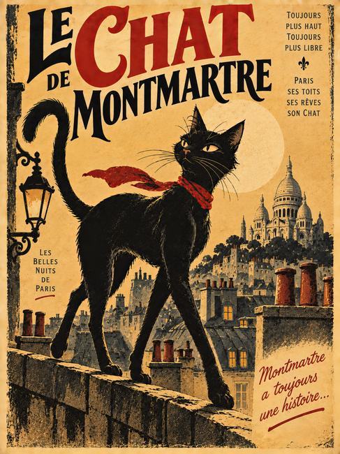LE CHAT DE MONTMARTRE