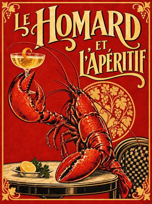 LE HOMARD ET L’APÉRITIF
