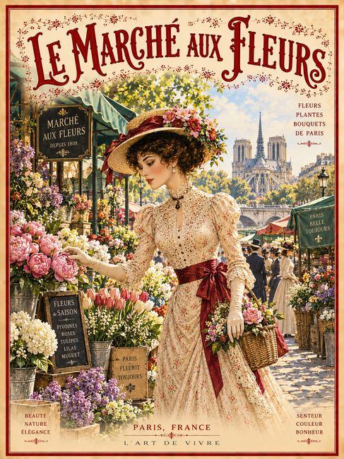 LE MARCHÉ AUX FLEURS