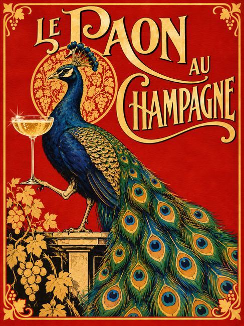 LE PAON AU CHAMPAGNE