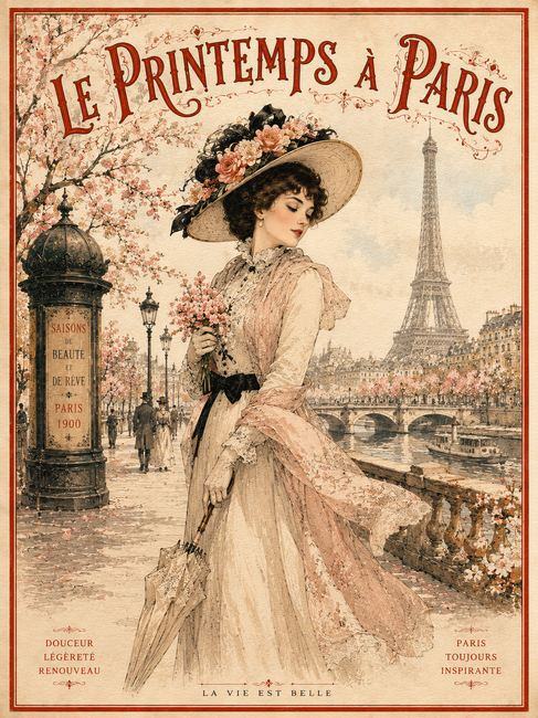 LE PRINTEMPS À PARIS