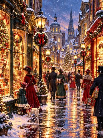 CHRISTMAS WINDOW SHOPPING