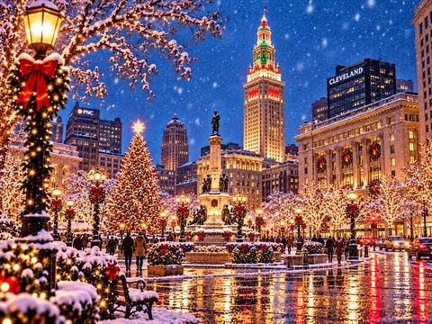 CLEVELAND — TERMINAL TOWER & PUBLIC SQUARE