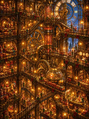 CLOCKWORK ELVES’ CHRISTMAS WORKSHOP