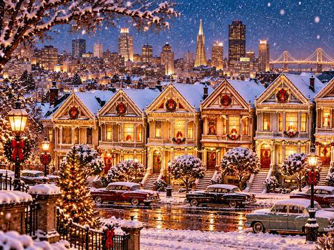 SAN FRANCISCO — PAINTED LADIES