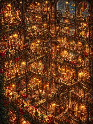 SANTA’S ENCHANTED TOY FACTORY