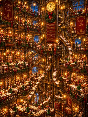 SANTA’S GRAND MAILROOM WORKSHOP