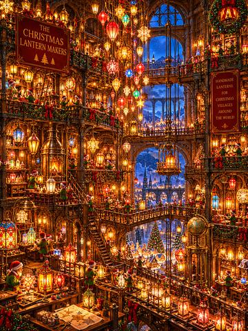 THE CHRISTMAS LANTERN MAKERS WORKSHOP