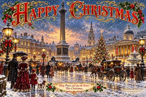 VICTORIAN CHRISTMAS IN TRAFALGAR SQUARE