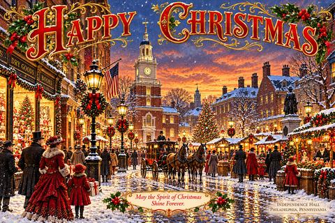VICTORIAN CHRISTMAS MARKET AT INDEPENDENCE HALL