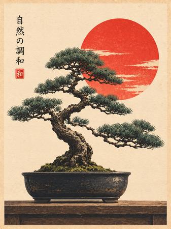 BONSAI BENEATH THE RISING SUN