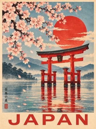 JAPAN_ TORII AT SUNSET