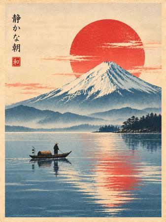 QUIET MORNING AT MOUNT FUJI