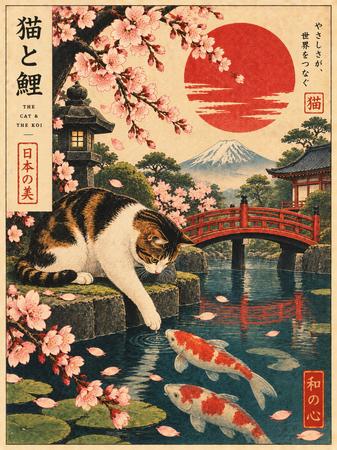 THE CAT & THE KOI