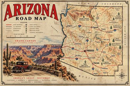 ARIZONA ROAD MAP