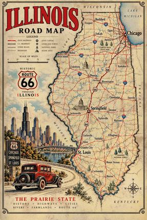 ILLINOIS ROAD MAP