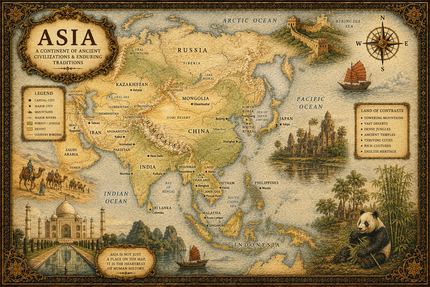 MAP OF ASIA