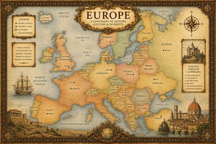 MAP OF EUROPE