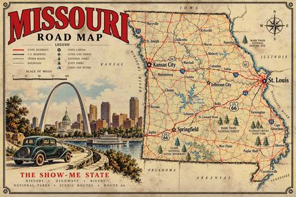 MISSOURI ROAD MAP