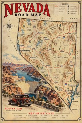 NEVADA ROAD MAP