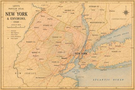 NEW YORK & ENVIRONS — 1940