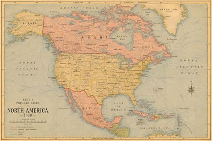 NORTH AMERICA — 1930