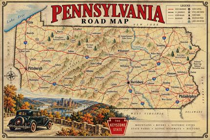 PENNSYLVANIA ROAD MAP
