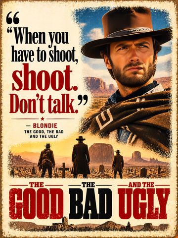 GRITTY SPAGHETTI WESTERN POSTER