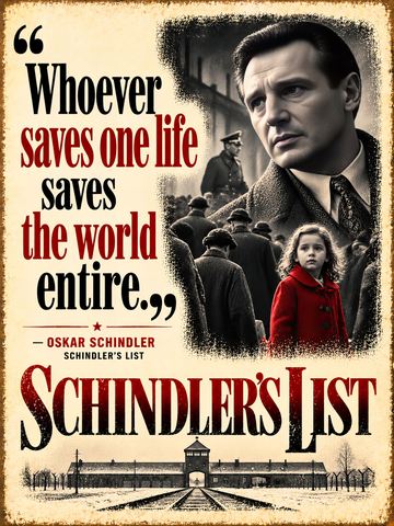 SCHINDLER’S LIST ONE LIFE SAVED