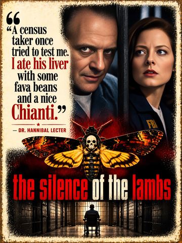 SILENCE OF THE LAMBS MOTH AND SHADOWS